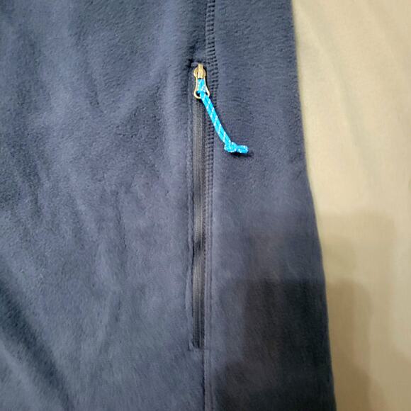 Columbia Navy Fleece Full Zip Jacket with Pockets Women’s Large - Picture 4 of 8